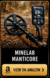 Illustrative Minelab Manticore gear card
